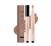Penna correttore, design della testina del pennello a pressione, copre accuratamente occhiaie, macchie e solchi lacrimali, illumina il viso, leggero e di lunga durata, creando un trucco naturale