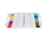 Penna da colorare modello 3D 24 colori acrilico Marker Set Quick Dry Art Brush Marker Pen