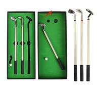 Penna da Golf - Penne Personalizzate, Golf Pen Set, 3 Penne a Forma di Mazza da Golf, Mini Giochi da Scrivania, Gadget Anti-Stress Divertenti, Ideale per Feste, Regali Aziendali e Appassionati di Golf