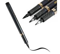 Penna da scrittura cinese, punta in feltro fine, penna per calligrafia cinese Shodo, pennello, penna a inchiostro, scrittura e disegno, 3 pezzi