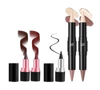 Penna del contorno facciale 5D, set di trucco per il viso,Kit penna per la bellezza 'occhio e del viso - Strumento cosmetico di lunga durata per scuola, incontri, viaggio d'affari, casa, viaggio