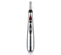 Penna di agopuntura elettronica, 3 teste di massaggio, Massaggiatore del corpo di energia Meridiana, Strumento di trattamento di sollievo dal dolore del corpo