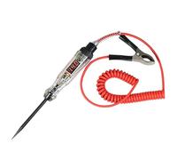 Penna di prova del circuito del display digitale per auto, tester del circuito dell'automobile | Strumento di prova di induzione DC 3-48 V/5-120 V,Filo a molla retrattile per sensore di bassa tensione
