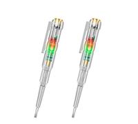 Penna di prova tensione intelligente AC Matita a induzione senza contatto Voltmetro Rilevatore potenza Cacciavite elettrico Indicatore(2pcs)