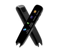 Penna di scansione di traduzione,Penna di traduzione di 112 lingue,Registra il lettore di scansione nera penna dizionario Tr Scanner Smart Pen