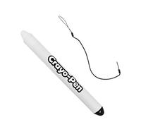 Penna di tocco del silicone triangolare Anti rotolamento Design Corda staccabile per i bambini che disegnano su schermi di tocco Anti Roll Triangle Design Touch Pen