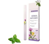 Penna diffusore di erbe, inalatore di verbasco per purificare i polmoni, inalatore per favorire il sonno, migliora la respirazione, rinfresca l'aria, aiuta a respirare meglio