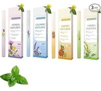 Penna diffusore di erbe, inalatore di verbasco per purificare i polmoni, inalatore per favorire il sonno, migliora la respirazione, rinfresca l'aria, aiuta a respirare meglio