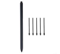 Penna digitale EMR per Samsung Galaxy Tab, penna touch screen precisa senza batteria, sensibilità 4096, funzione inclinazione per scrivere, ergonomica, con 5 punte e strumenti, 16 cm, nero