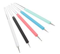 Penna Dotting Nail Art a Doppia Punta in Acrilico 5 Pezzi