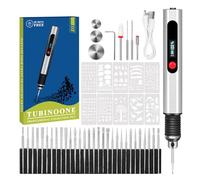 Penna Elettrica Per Incisioni,Precisione 30 Punte Ricaricabili Regolabili Macchine | Per Artisti e Principianti Mini Penna Incisore,per Ceramiche Tazze Decorazioni Vetro Legno Manicure Pietra