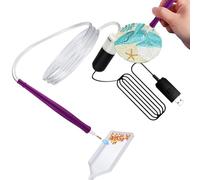 Penna elettrica per pittura con strass, penna elettrica per pittura con strass, applicatore automatico per progetti artigianali, creazione di gioielli e officine