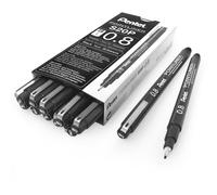 Penna Fineliner Pentel S20P Pointliner Nero Inchiostro Per Disegno Tecnico