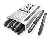 Penna Fineliner Pentel S20P Pointliner Nero Inchiostro Per Disegno Tecnico