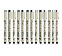 Penna Fineliner Sakura Pigma Micron 0,45mm Inchiostro Nero 24 Pezzi