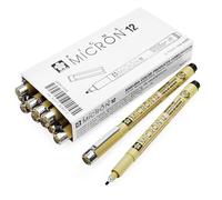Penna Fineliner Sakura Pigma Micron Pigment 0.70M (12) Nera XSDK12