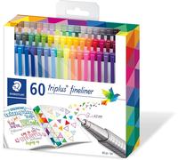 Penna Fineliner Staedtler Triplus 0.3Mm Colori Assortiti 60Pk