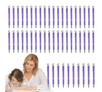 Penna firma, 50 penne stilografiche in metallo, forniture per ufficio multifunzionali e alla, con portamine a clip argentate per cornici, studenti, insegnanti e professionisti - uso quotidi