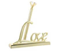 Penna Firma Matrimonio Multiuso Oro Abs per Banchetto Nuziale | Funzione da Tavolo, Effetto Decorativo Romantico, Peso Leggero e Durevole