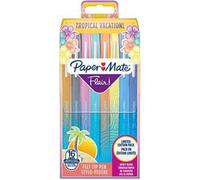 Penna FLAIR/NYLON versione "TROPICAL VACATION" in Wallet da 16 colori