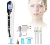 Penna For La Rimozione Della Talpa,Penna Al Plasma All'Ozono Con Schermo Di Visualizzazione,8 Livelli Di Energia + 2 Modalità Di Funzionamento,Per Verruche,Lentiggini,Nevi E Piccoli Tatuaggi