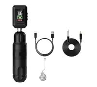 Penna For Macchinetta For Tatuaggi E Kit Batteria Wireless Potente Motore Brushless Capacità 2200mAh Corsa 4.0/3.5mm Precisione Professionale(BLACK)