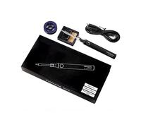 Penna for saldatore a batteria, attrezzatura for saldatura portatile ricaricabile USB 5V 8W alimentata elettricamente e con regolazione della temperatura, kit for saldatore Saldatura(Noir)