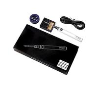 Penna for saldatore a batteria, attrezzatura for saldatura portatile ricaricabile USB 5V 8W alimentata elettricamente e con regolazione della temperatura, kit for saldatore Saldatura(White)