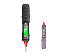 Penna for test elettrico rilevatore di tensione digitale VD807 Indicatore cacciavite portatile AC 24-300V Strumento penna elettrica NCV(Black)