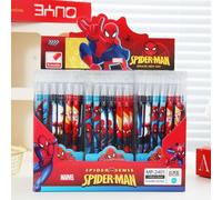 Penna Gel 12pcs / 24pcs Cancellabile Spider-Man Blu Espositore Marvel Kids Toy ✨