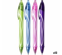 Penna gel Bic Gel-Ocity Quick Dry 4 Colours 0,3 mm 12 Pezzi