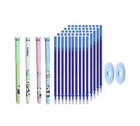 Penna Gel Cancellabile Da 4 Con Ricariche Per Penna E Gomma Da 0 5 Mm Punta Ago Liscia Scrivere L'inserimento Nel Journal Forniture Ufficio Insegnanti