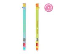 Legami - Set Penne Cancellabili San Valentino 2026, Set Erasable, Better Togheter, Penne con Inchiostro Cancellabile Termosensibile, Turchese, Arancione, Cancella Senza Consumare il Foglio