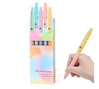 Penna Gel Neutro - Penne A Punta Fine Per Appunti 5 Pezzi | Penna A Multiuso Per Quaderni Scuola Ragazzi Studenti Docenti