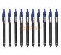 Penna gel Pentel EnerGel BL 437R Click Roller - inchiostro blu punta 0,7 mm -...