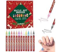 Penna Gel per Unghie - Manicure ad asciugatura rapida con 12 colori - Pennarelli per unghie donna - per amanti della mamma fidanzata professionisti salone a casa studio uso