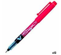 Penna gel Pilot V Sign Pen Rosso 0,6 mm [12 Unità]