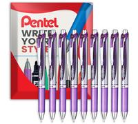 Penna Gel Ricaricabile Liquida Pentel EnerGel BL80 1.0mm Viola Confezione Da 9