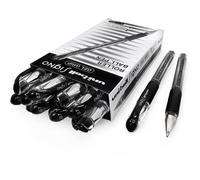 Penna Gel Rollerball Uni-Ball UM-151S 0,7mm Nera Con Confezione Da 12 + 2 Gratis