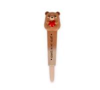Legami - Penna Gel Antistress Squeezies, Tema Teddy Bear, Cancelleria, Per Scrivere Rilassarsi Concentrarsi, Super Morbida, Inchiostro Nero, Diametro Punta 0.5 mm