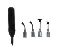 Penna in gomma nera IC Pick Up Vacuum Sucking Pen con 4 intestazioni di aspirazione Raccordo per condensatore Resistore Chip Strumenti Socket Set