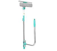 Penna in - Tergicristallo regolabile, strumento per finestre in microfibra, Slim Space Saver | Foglio flessibile - Testa girevole, strisce leggere per uso interno, finitura lucida