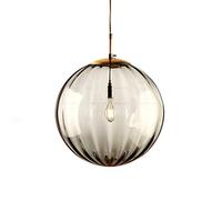 Penna industriale vintageDant Light 1 lampadina E27 Lampadario a soffitto moderno regolabile in vetro sferico Ø20cm 120cm Cavo grigio Apparecchio di illuminazione loft classico
