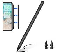Penna iPad Compatibile con Apple iPad 2018-2023, Penna per iPad con Palm Rejection e Ricarica Wireless,iPad 6~10th、iPad Air 3~5th、iPad Mini 5/6th、iPad Pro 11' 1~4th、iPad Pro 12.9 3~6th(Nero)