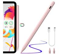 Penna iPad Compatibile con Apple iPad 2018-2023, Penna per iPad con Palm Rejection e Ricarica Wireless,iPad 6~10th、iPad Air 3~5th、iPad Mini 5/6th、iPad Pro 11' 1~4th、iPad Pro 12.9 3~6th(Rosa)