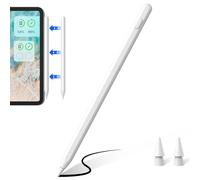 Penna iPad Compatibile con Apple iPad 2018-2024, Penna per iPad con Palm Rejection e Ricarica Wireless,iPad 6~10th、iPad Air 3~5th、iPad Mini 5/6th、iPad Pro 11' 1~4th、iPad Pro 12.9 3~6th