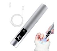 Penna lampada per unghie UV, penna lampada per unghie a LED,Asciugacapelli UV portatile ad asciugatura rapida con luce LED in gel - Lampada LED Gel con interruttore tattile, asciuga unghie UV