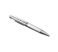 Penna Lettore MP3 Lettore Musicale Portatile USB Multifunzionale per Studenti Lettore Penna Scrivibile Argento