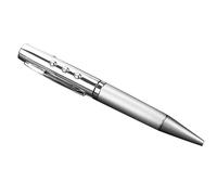 Penna lettore MP3 USB portatile musicale multifunzionale per studenti scrivibile argento