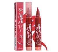 Penna Lip Stain | Impermeabile Tratto Lucentezza Labbra,Trucco Labbra ad Alta Pigmentazione Per Effetto Naturale